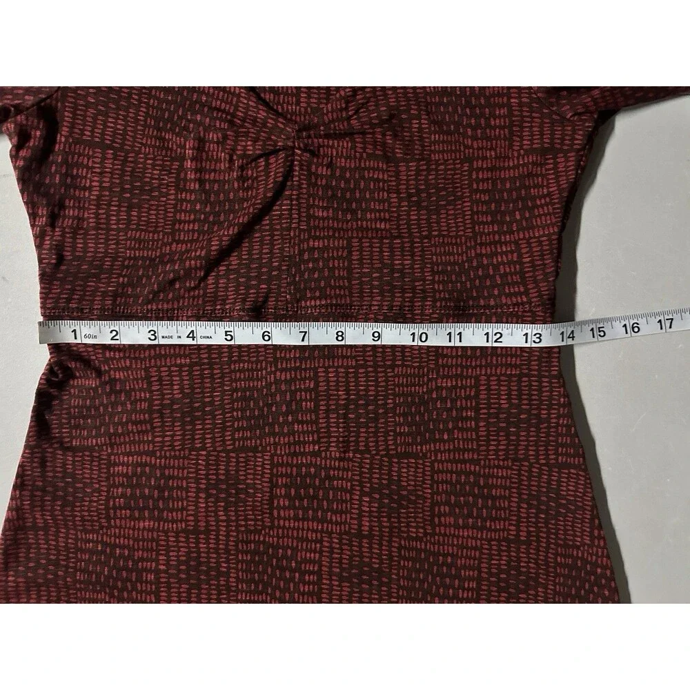 Toad & Co Rosalinda Women Print Samba Knit Stretch Dress Size XS AC6067 - Picture 10 of 15